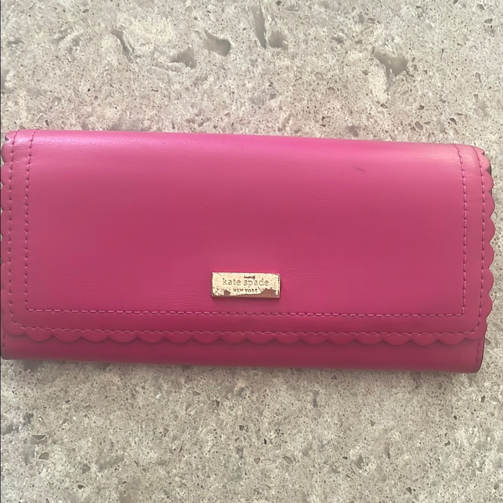 Kate Spade Pink Leather Wallet